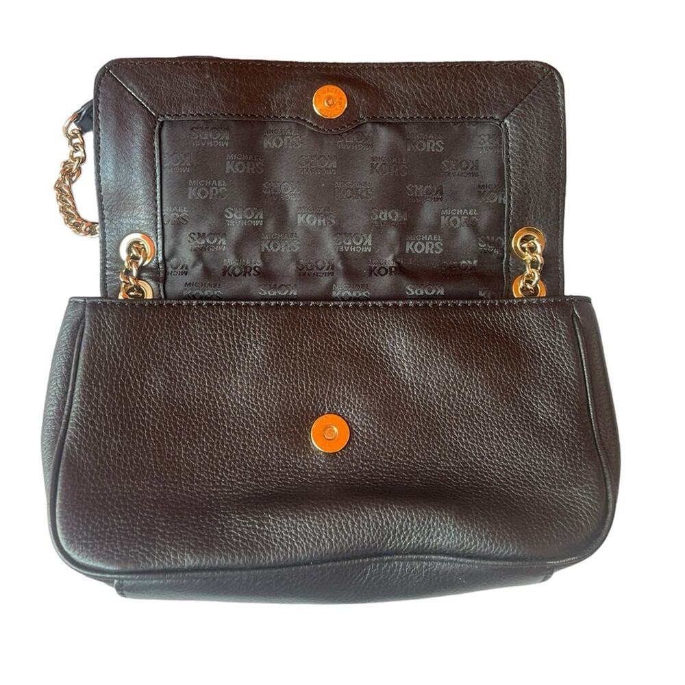 Michael Kors Leather Fulton Black shoulder bag - Picture 5 of 9